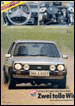 [Image: 'Zwei tolle Wirbelwinde. Ford Fiesta XR 2 gegen Talbot Samba Rallye.']