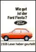 [Image: 'Die Schwächen des Ford Fiesta. 2836 Leser haben geurteilt.']