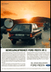 [Bild: 'Bewegungsfreiheit. Ford Fiesta XR 2.']