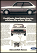 [Image: 'Ford Fiesta. Das Beste über ihn erfahren Sie auf der Straße.']