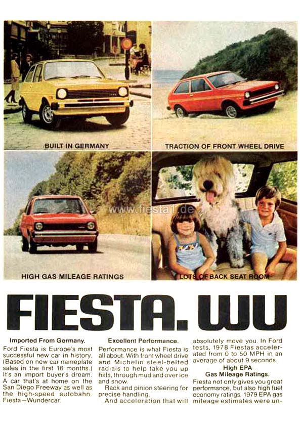 [Image: "Fiesta. Wundercar!"]
