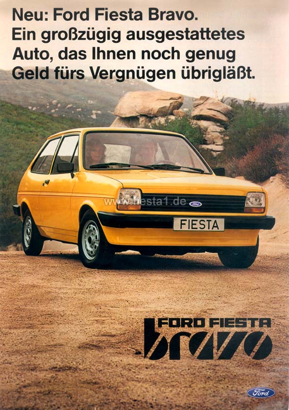 [Image: "Ford Fiesta Bravo."]