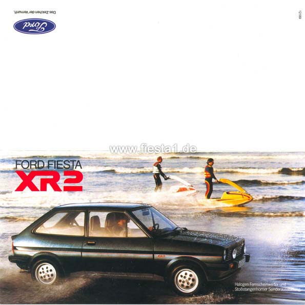 [Bild: "Ford Fiesta XR 2."]
